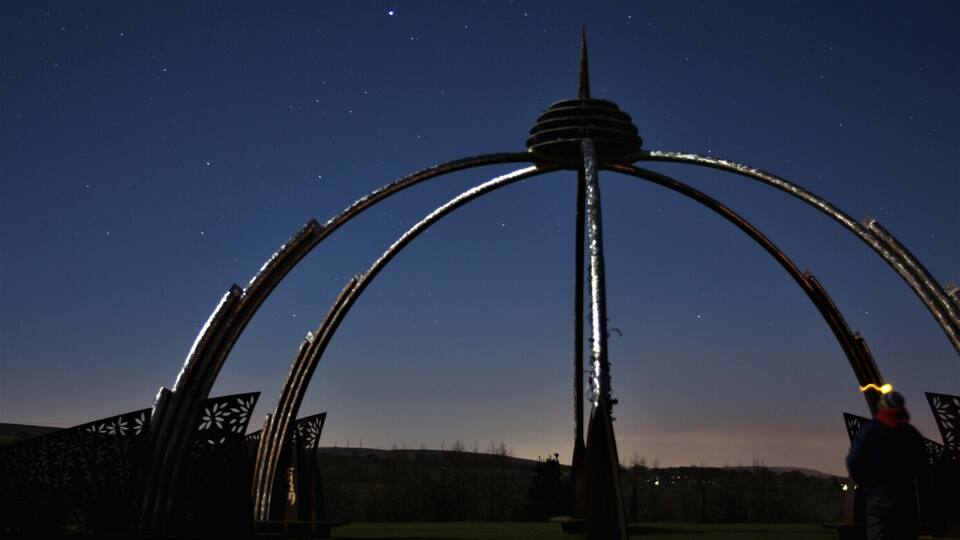 Star gazing at parc penallta