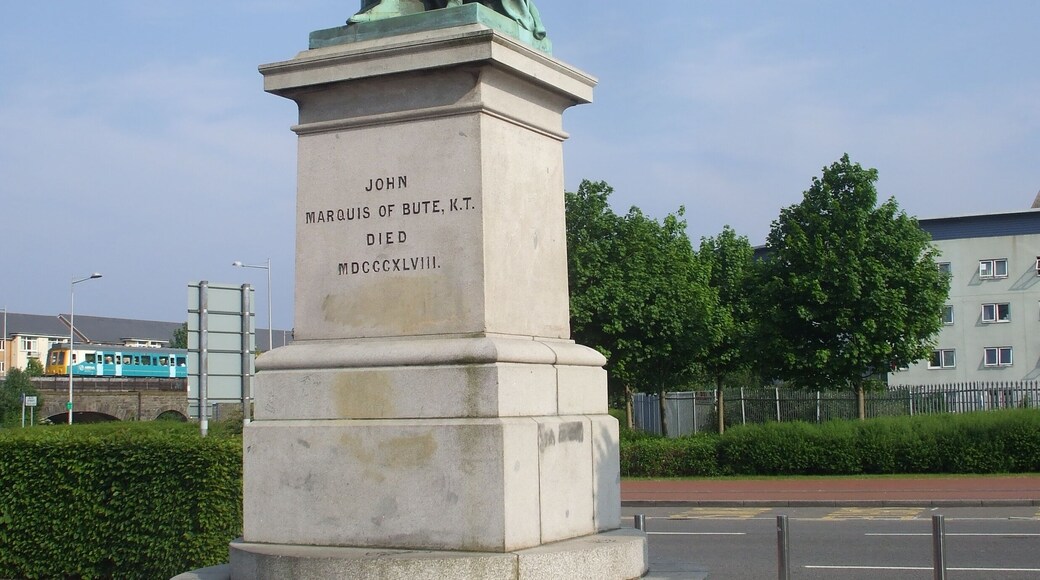 Statue of John, Marquis of Bute, Knight of the Thistle, in Callaghan Square, Cardiff
