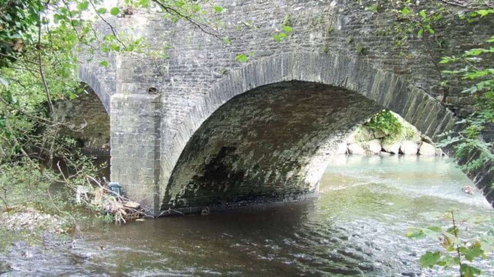 Road Bridge over River Rhymney