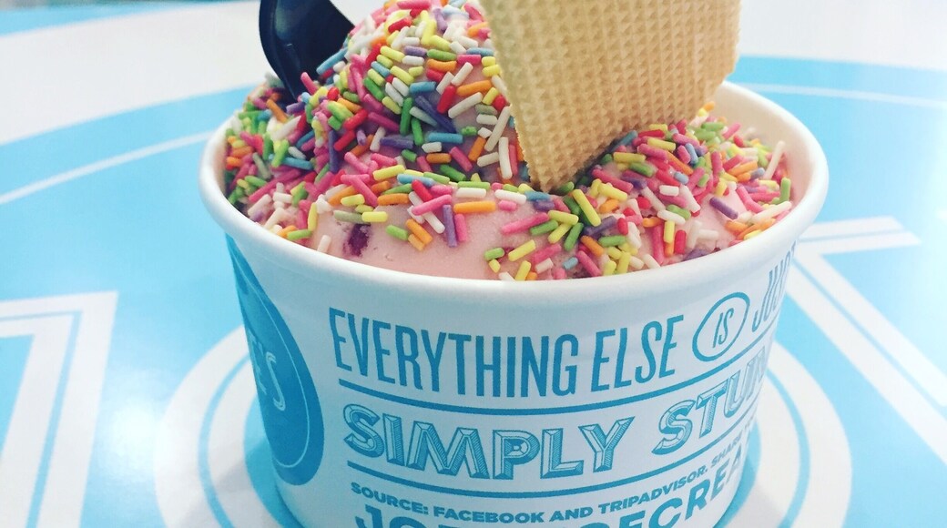 Joe's icecream is incredible and well worth a detour off the M4