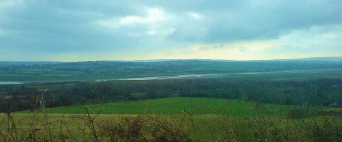 Afon Loughor from the road (before it becomes an estuary)