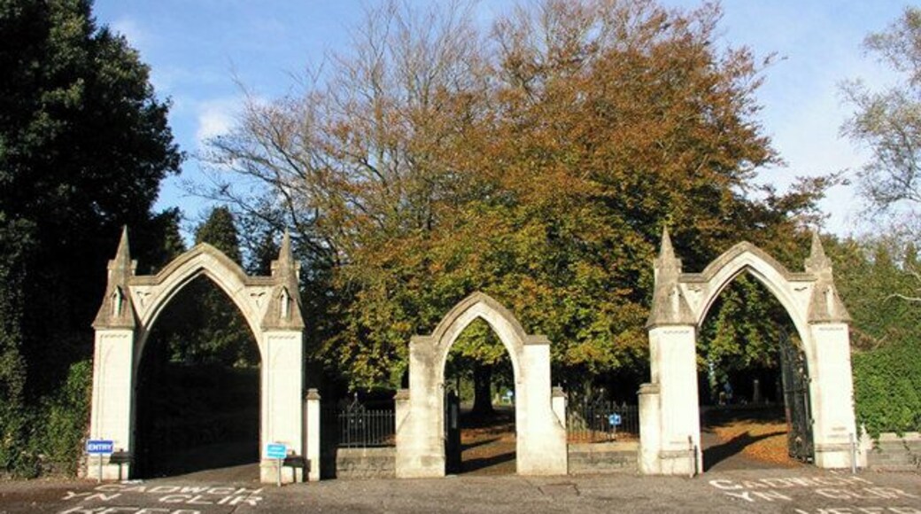 Western Cemetery, Ely, Cardiff The main gateways