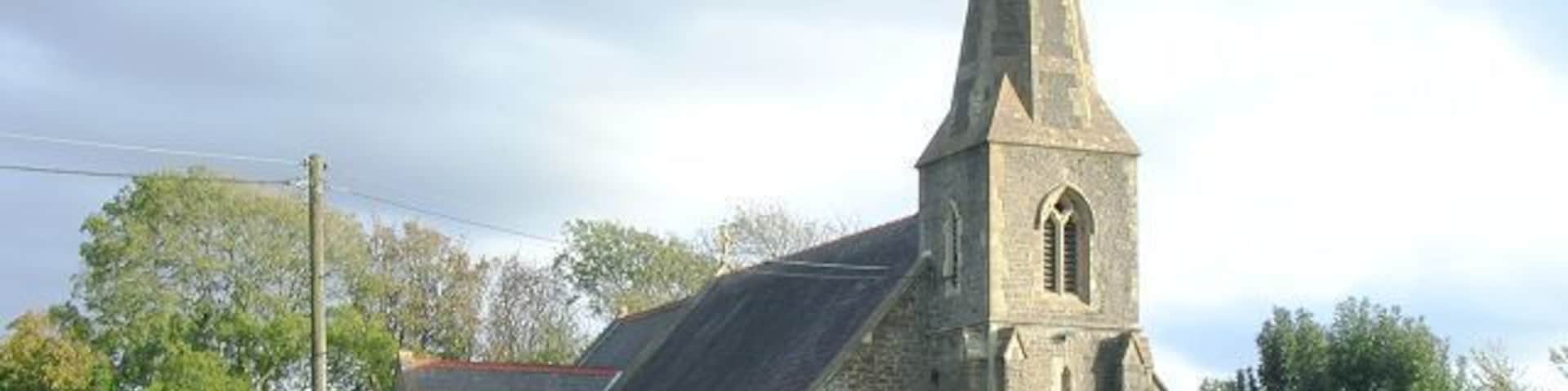 Church of St Gwynour, Penclawdd High up on the hill above Penclawdd on the coast, this church is at the end of a couple of small back streets.
