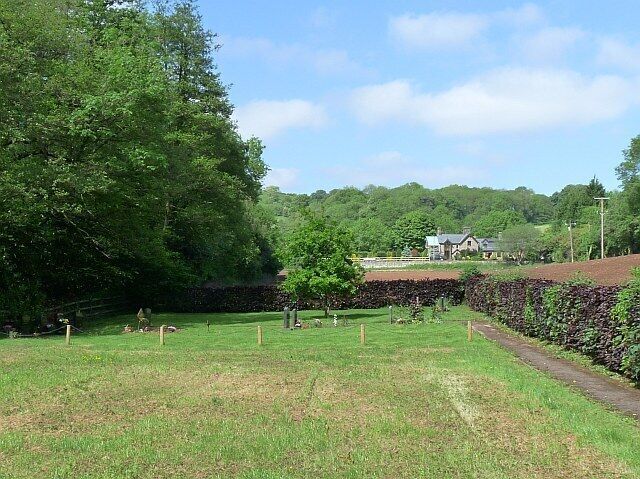 New cemetery, Lower Machen This cemetery, which is just north of the parish church of St Michael, was brought into use in the 1990s. The building in the distance is Old Station House https://www.geograph.org.uk/photo/351939 .