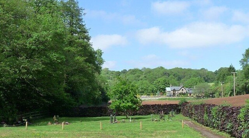 New cemetery, Lower Machen This cemetery, which is just north of the parish church of St Michael, was brought into use in the 1990s. The building in the distance is Old Station House https://www.geograph.org.uk/photo/351939 .