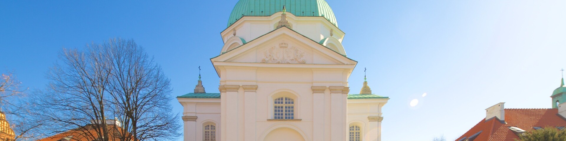 St. Kazimierz Church which includes a church or cathedral and heritage elements