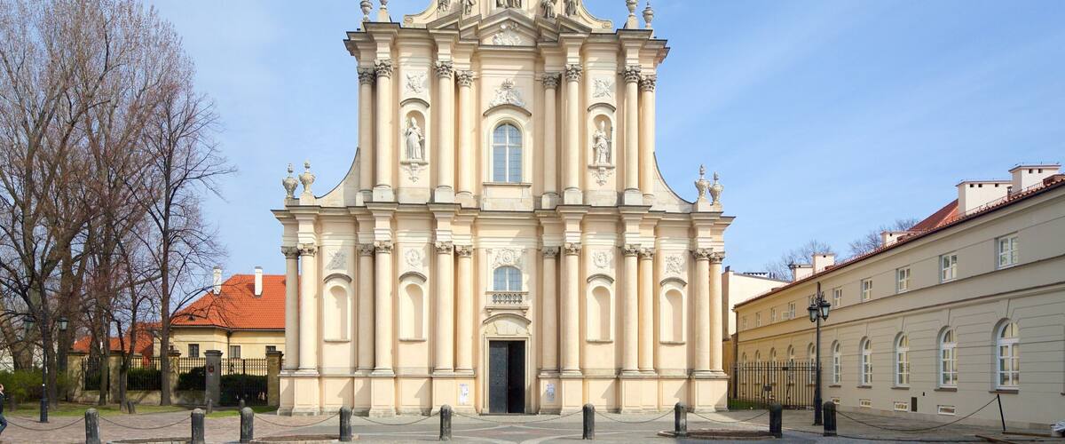 Warsaw featuring a church or cathedral, heritage architecture and heritage elements