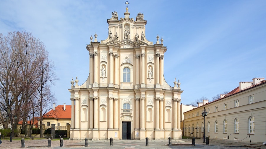 Warsaw có tính năng kiến trúc di sản, nhà thờ và di sản