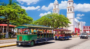 Campeche, Mexico. Independence Plaza in the Old Town of San Francisco de Campeche.
