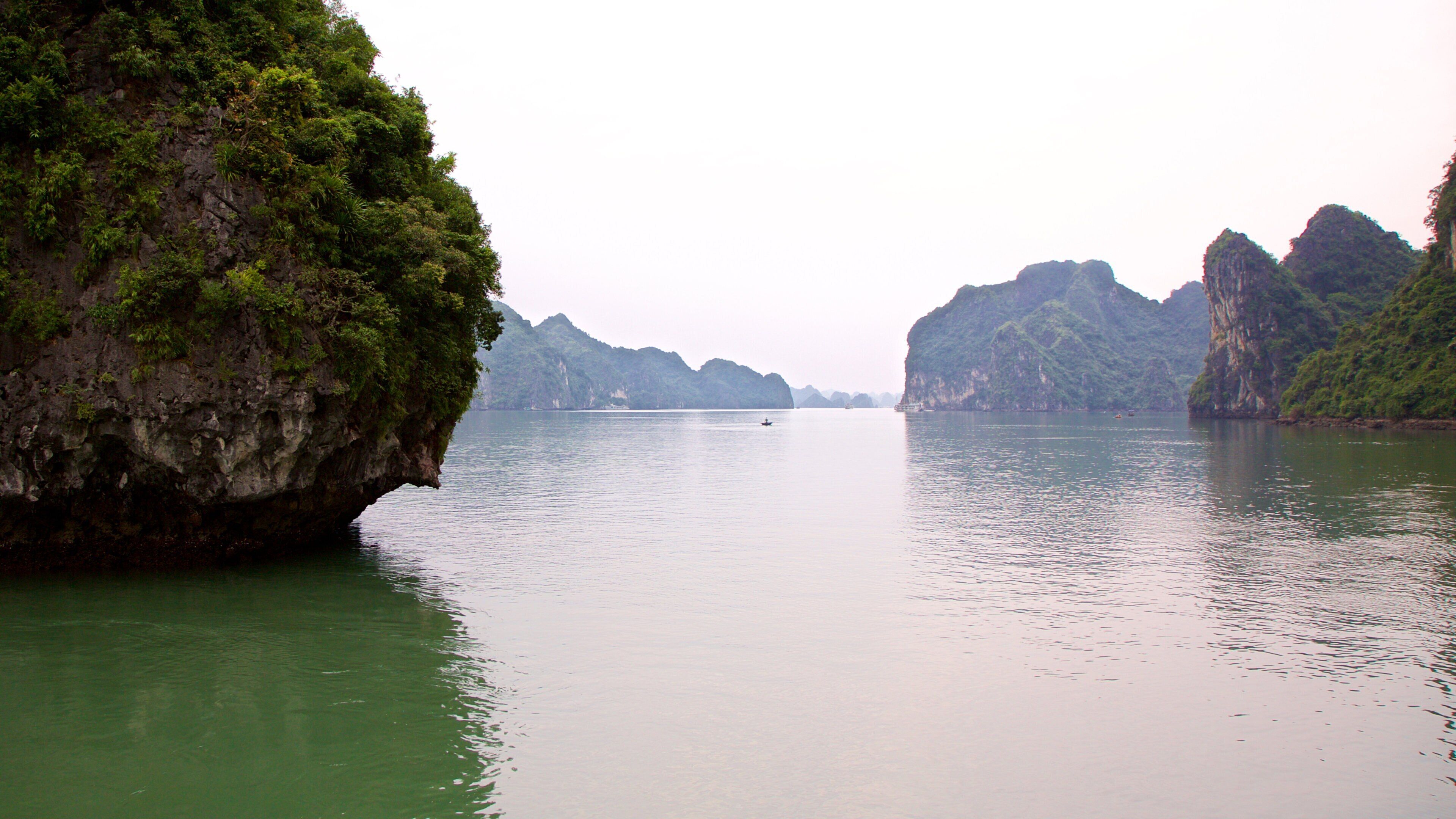 Halong Bay showing island views