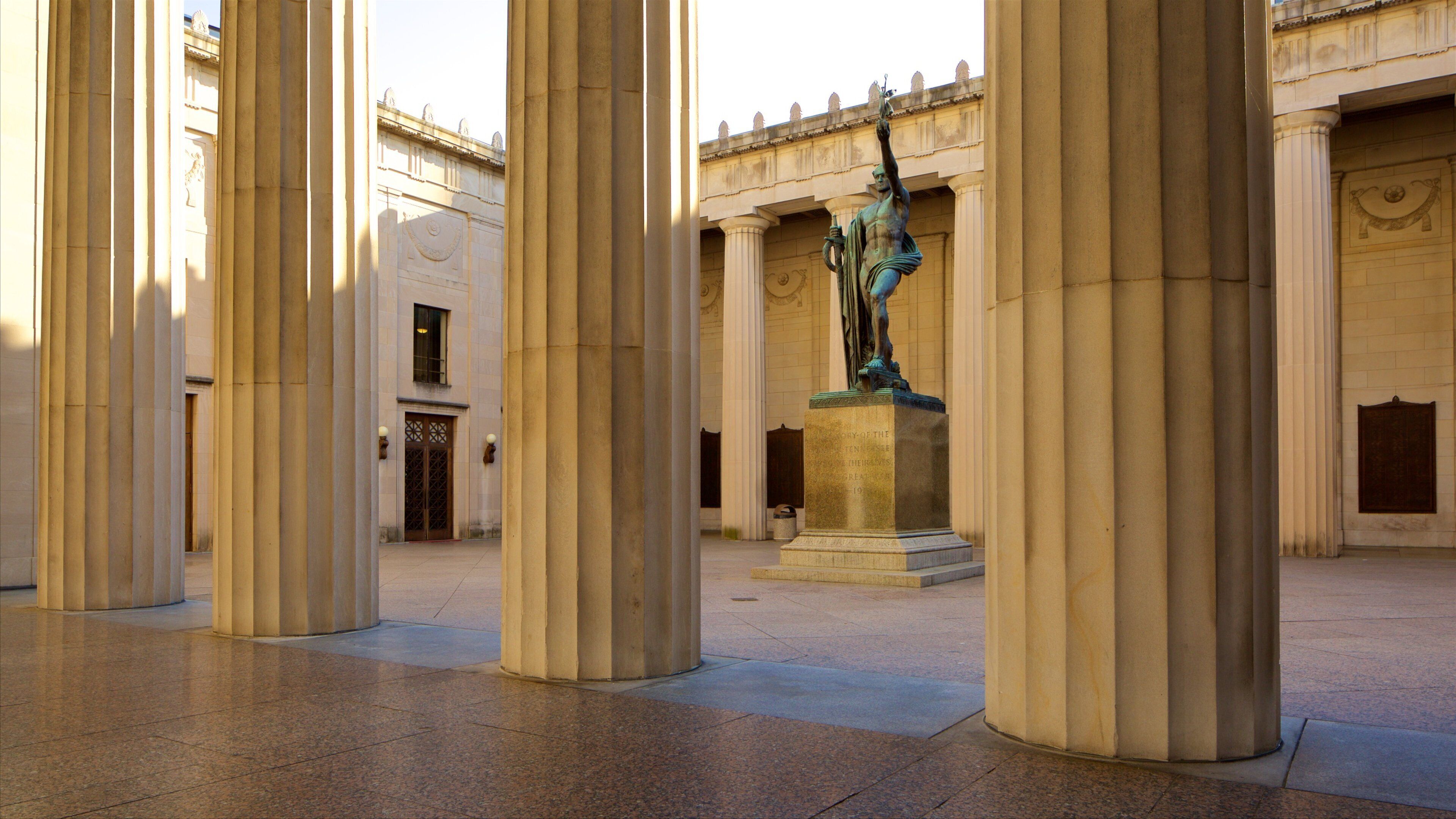 Legislative Plaza which includes a statue or sculpture and heritage elements