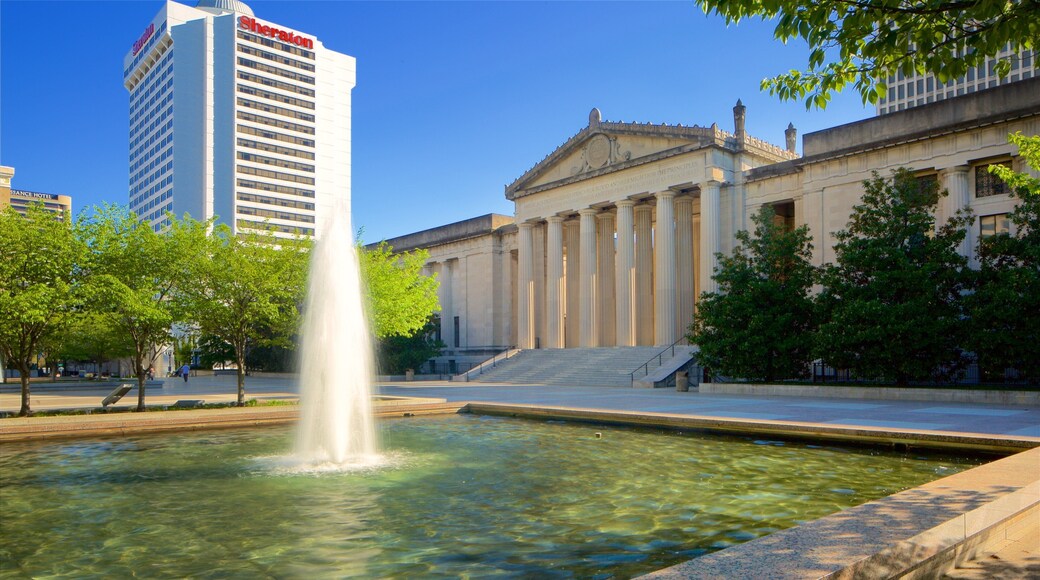 Nashville qui includes patrimoine architectural, square ou place et fontaine