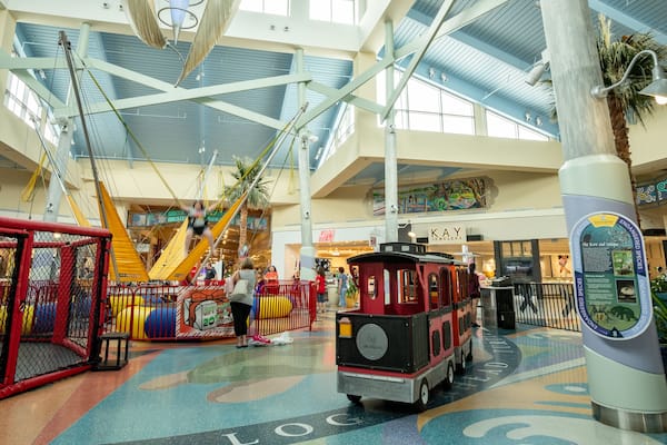 Coastal Grand Mall featuring interior views, shopping and a playground