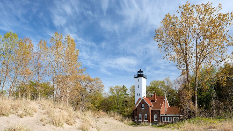 Presque Isle lighthouse, built in 1872