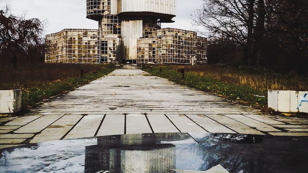 "We renamed it ‘the ugliest monument on earth’ but, truth be told, I could see its beauty: its curvy, misshapen mushroom shapes, together with the steel panels reflecting the pale sun, reminded me of the Guggenheim Museum’s architecture"
Read my article "A Yugonostalgic tour of abandoned places in Croatia" here: http://www.blocal-travel.com/urbex/abandoned-place/abandoned-places-croatia/