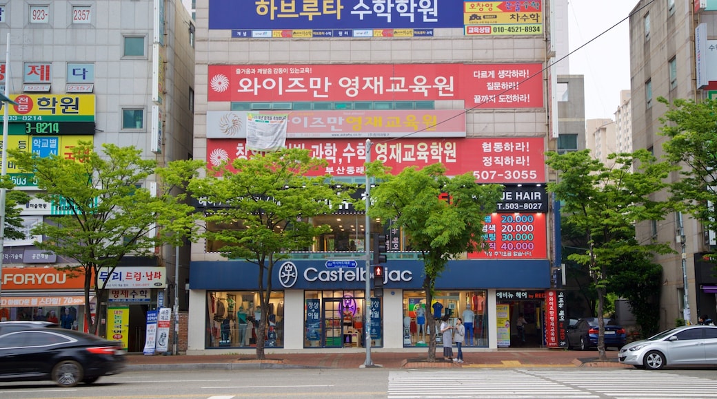 Yeonje-Gu showing a city