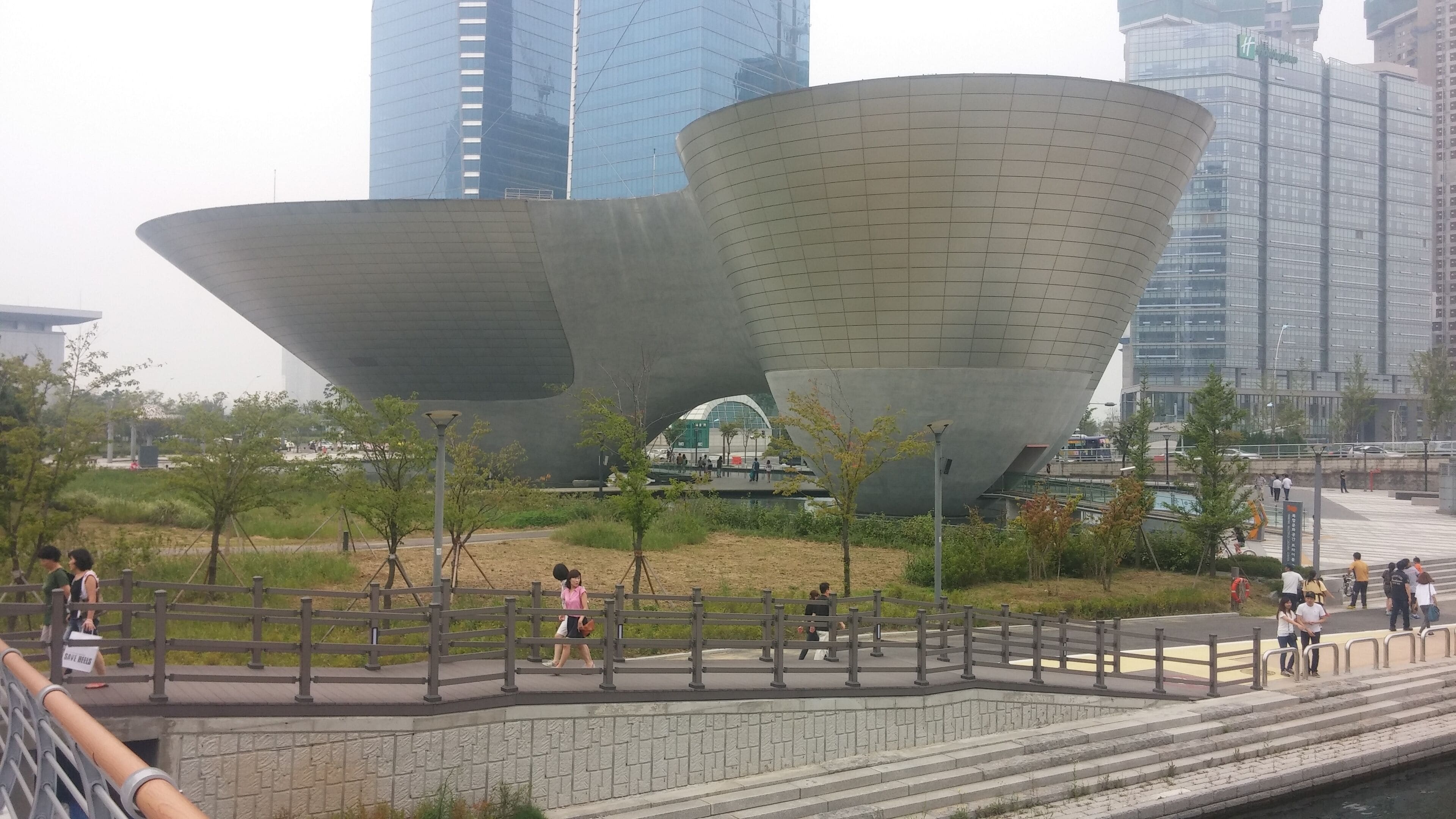 The Tri-Bowl in Songdo IBD, Incheon, South Korea