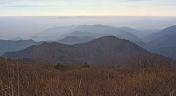 View from Cheonwangbong peak at Biseulsan, Korea