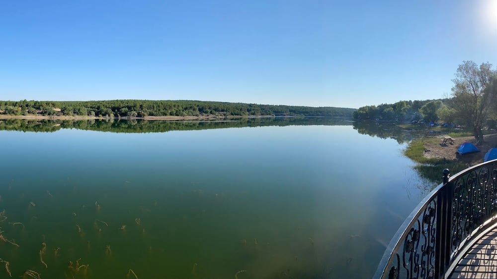 Musaozu lake in the Eskisehir Turkey on Porsuk river in the morning