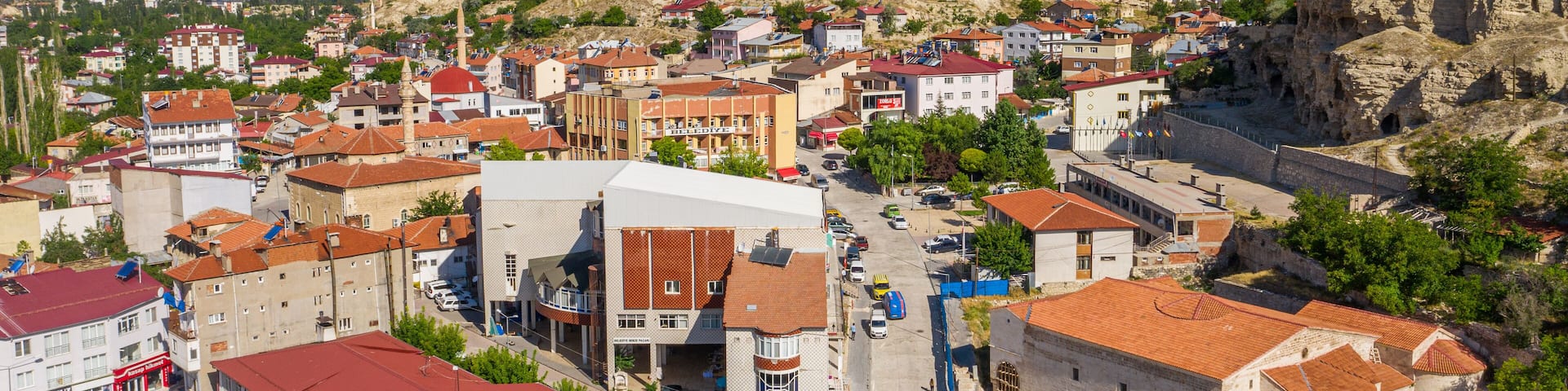 Aerial view of Gurun district Sivas Turkey
