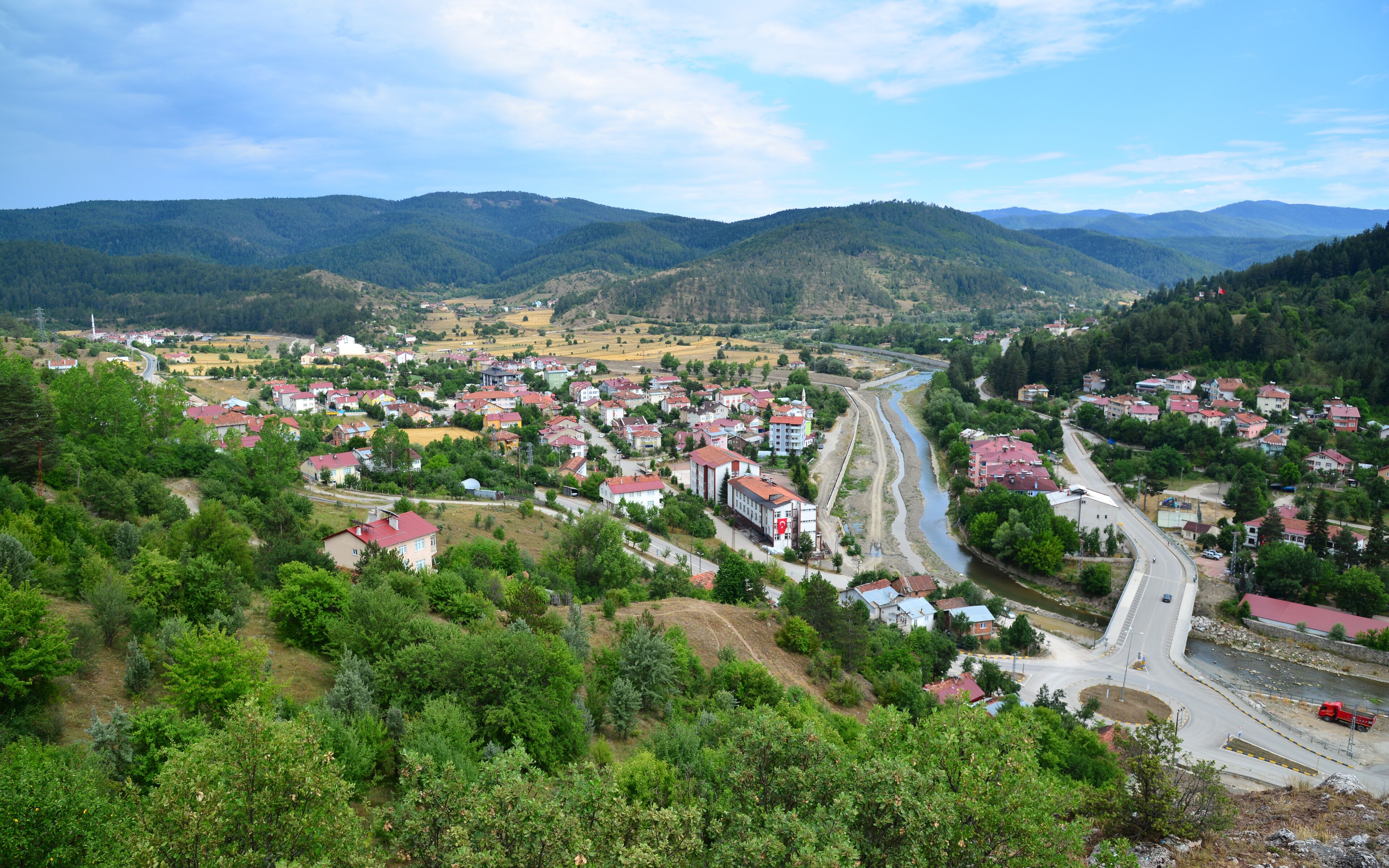 A view from Azdavay Town in Kastamonu, Turkey
