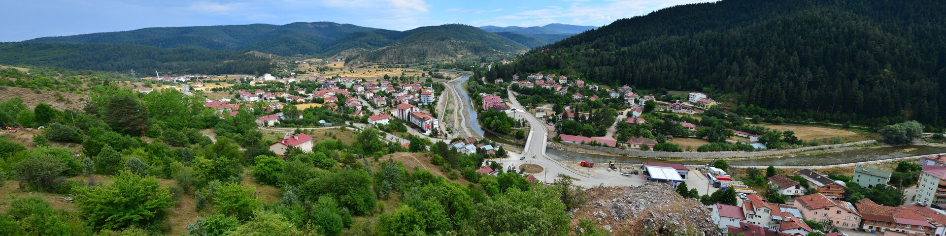 A view from Azdavay Town in Kastamonu, Turkey