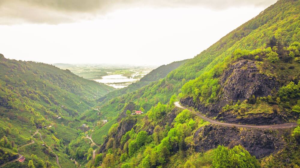 Gölyaka, green valley, Düzce, Turkey