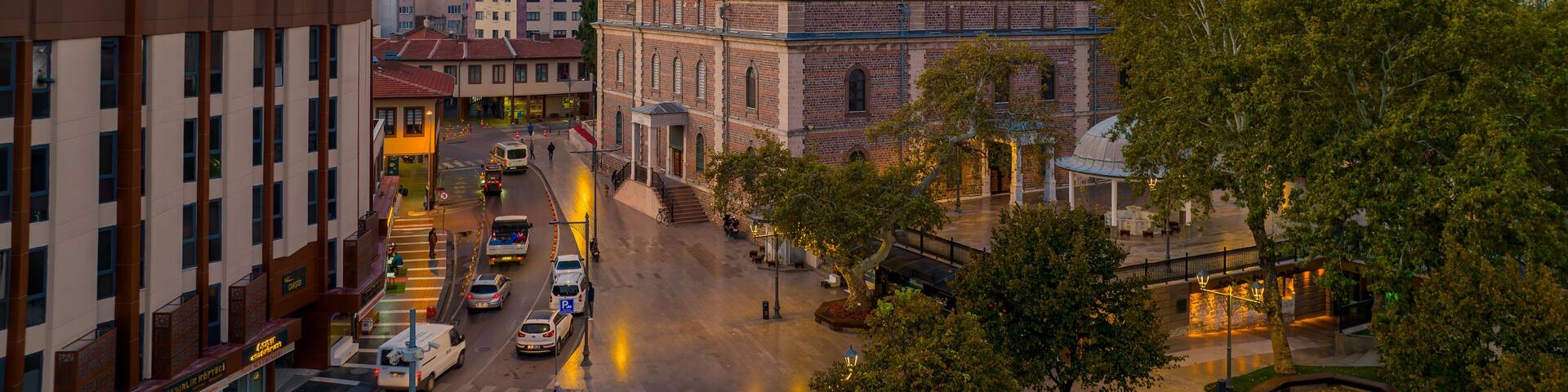 Zagnos Pasa Mosque and square in Balikesir City