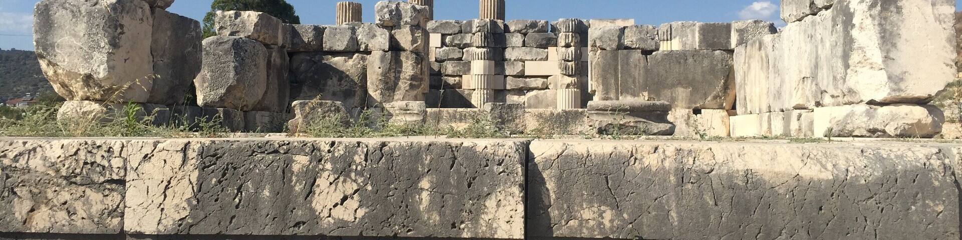 Letoon Ancient city in Turkey . Letoon was an holy city of Lycians