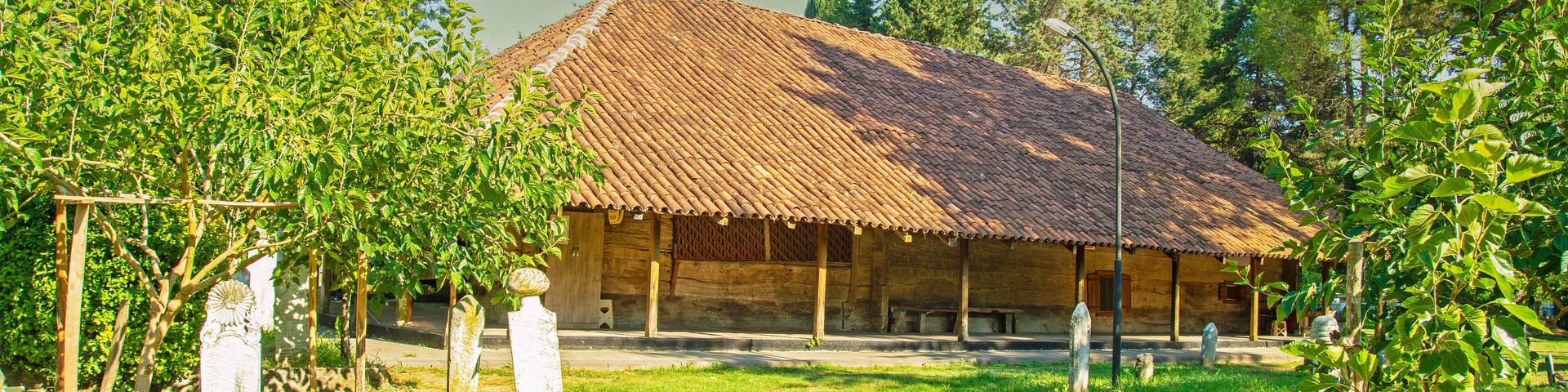 Samsun Turkiye- 20 08 2024: A nailless mosque built during the Seljuk period, located in Çarşamba district of Samsun.