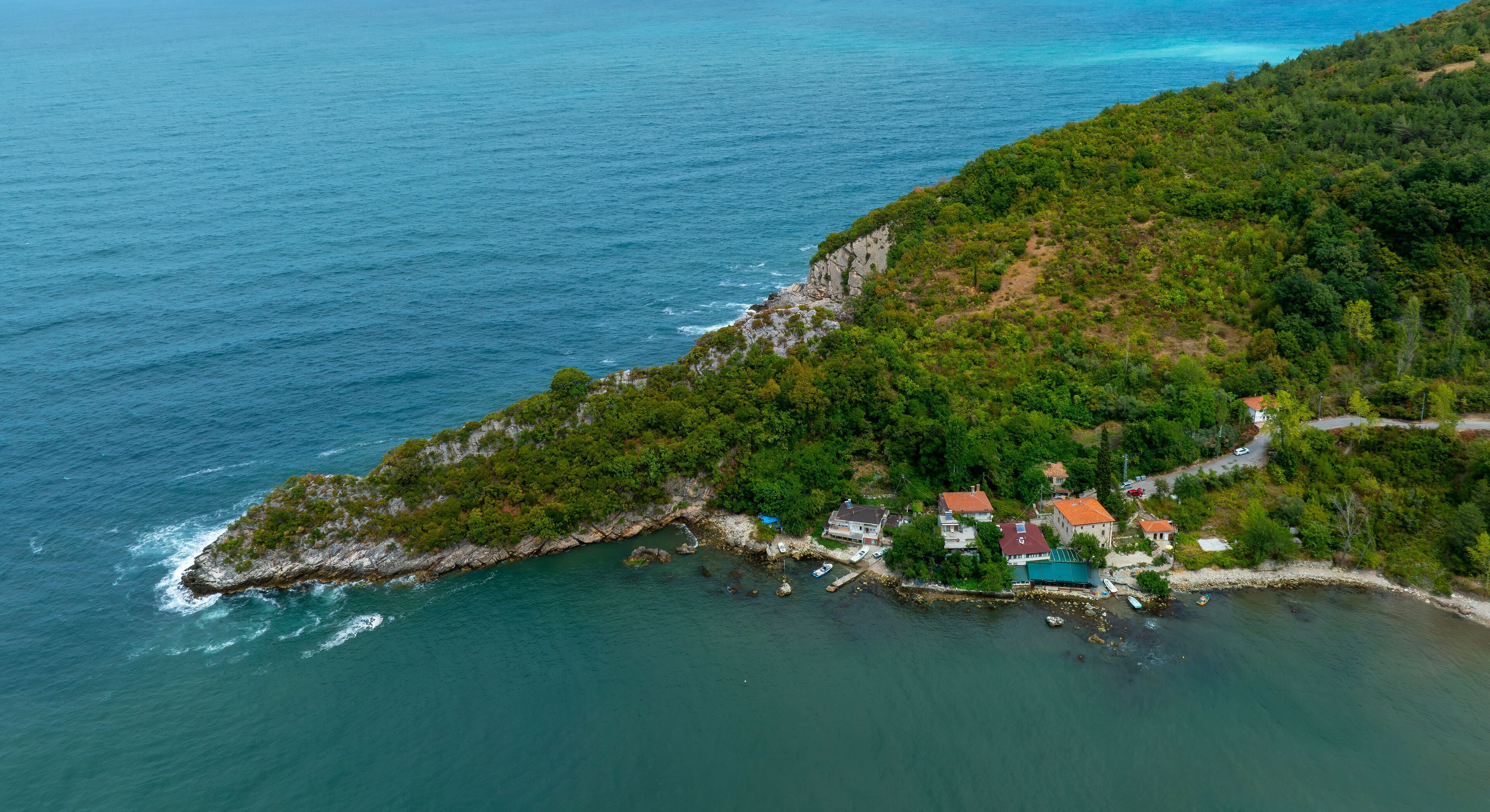 Gideros Bay, which bears the traces of the Genoese, where pirates took shelter in ancient times and is the natural harbor of the Square. Cide, Kastamonu, Turkey