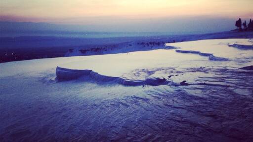 Sunset in Pamukkale