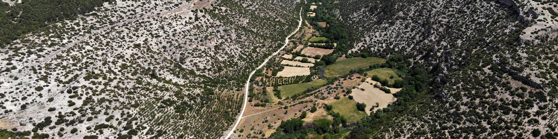 Ulubey Canyon is in Usak, Turkey.