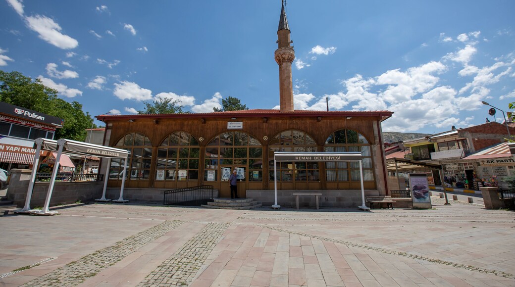 Erzincan, Turkey, June 30 2022: Gulabibey mosque located in Kemah District