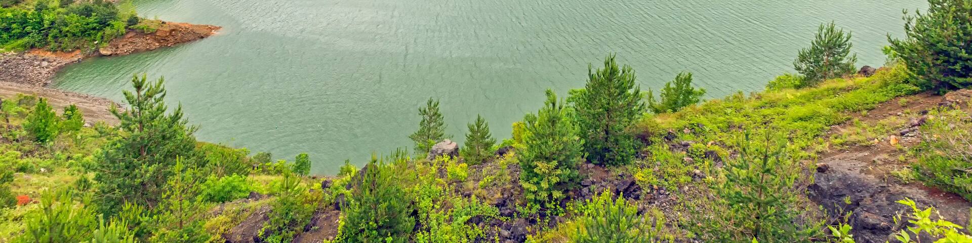 Landscape of the beautiful Coruh River in Artvin, Turkey.