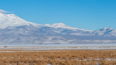 Erciyes Mountain view in Kayseri Province of Turkey