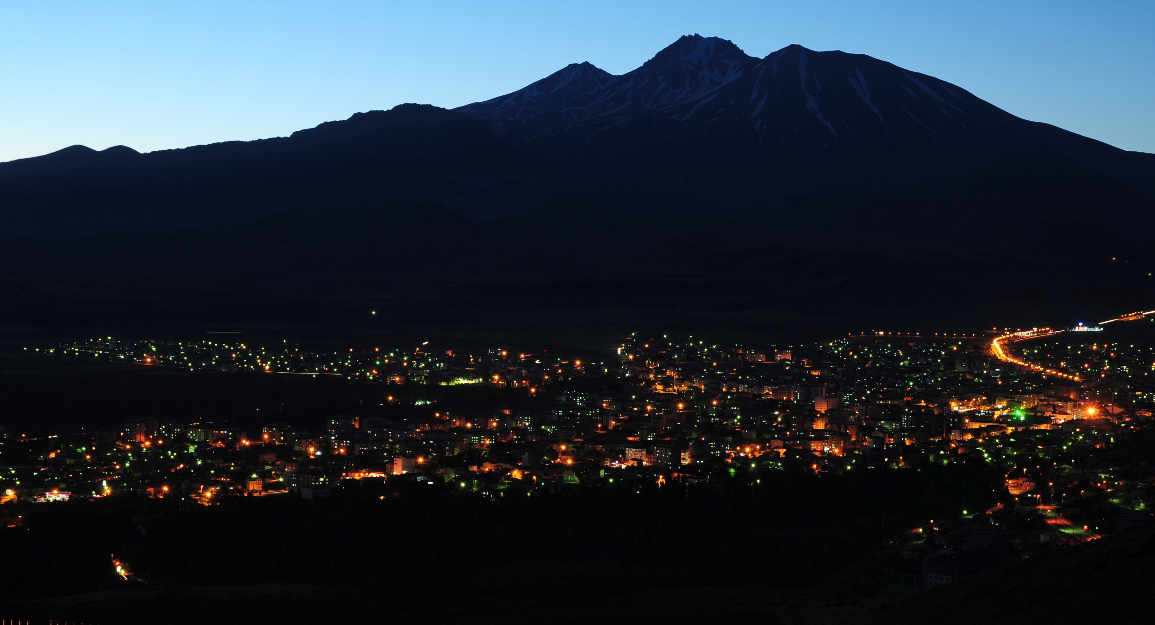 A view from the Develi district of Kayseri, Turkey.

