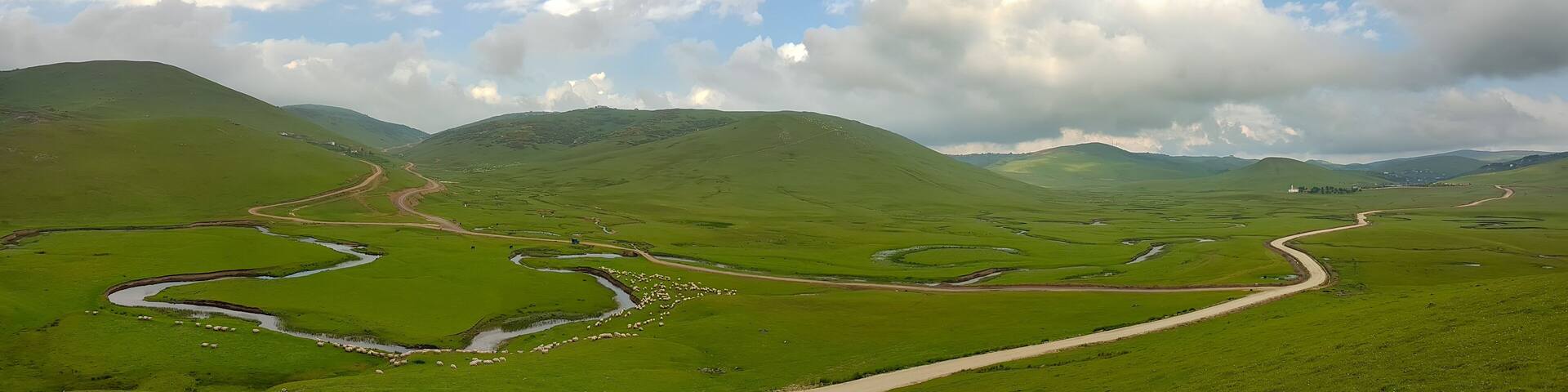 panorama of the mountains