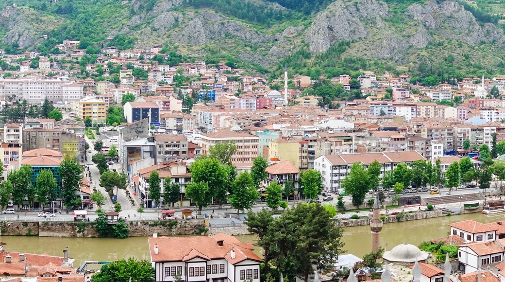 Historic mansions in Amasya, Turkey - Amasya is located in the north of Anatolia, in the inner part of the Middle Black Sea Region.