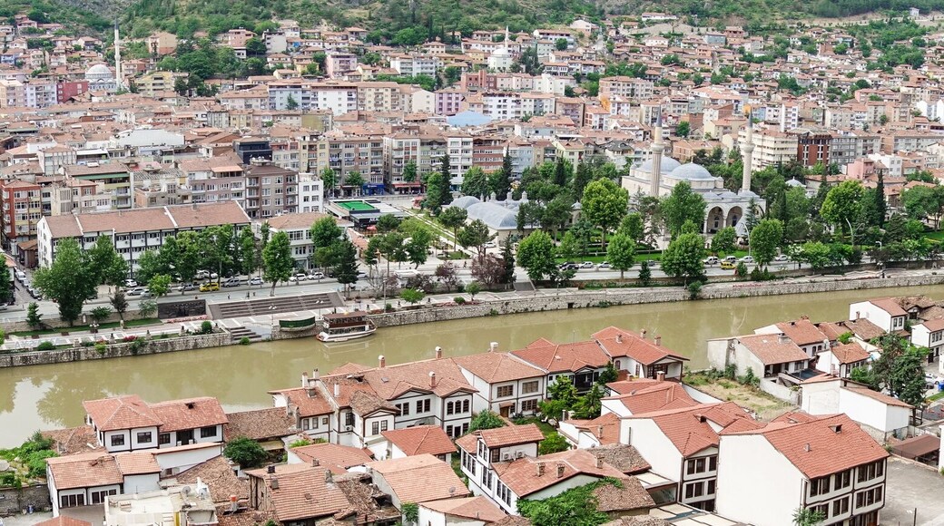 Historic mansions in Amasya, Turkey - Amasya is located in the north of Anatolia, in the inner part of the Middle Black Sea Region.