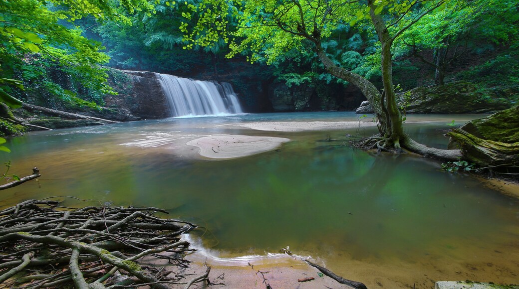 Kemalpaşa Suuçtu Waterfalls beautiful landscape Bursa, Turkey