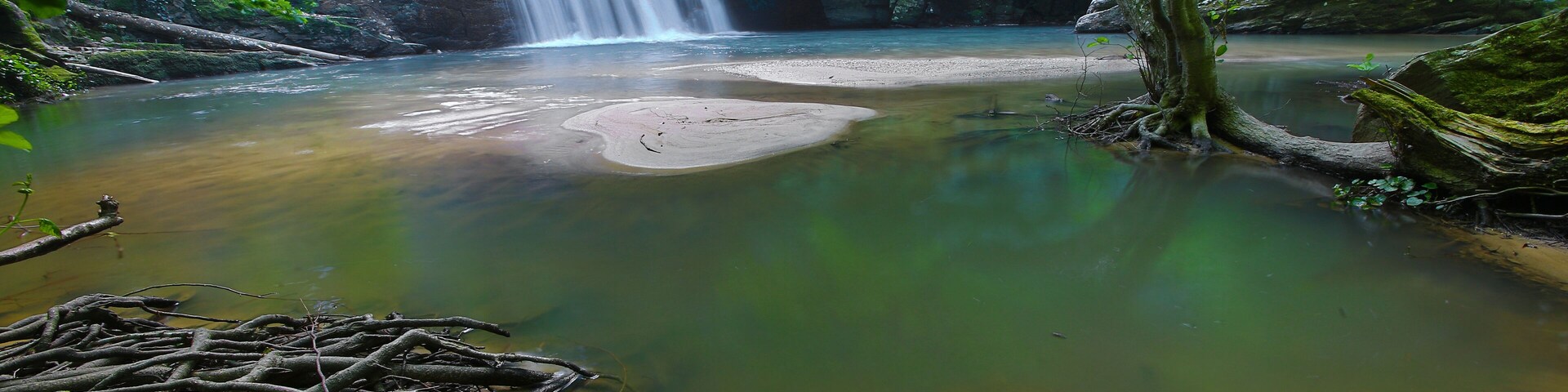 Kemalpaşa Suuçtu Waterfalls beautiful landscape Bursa, Turkey