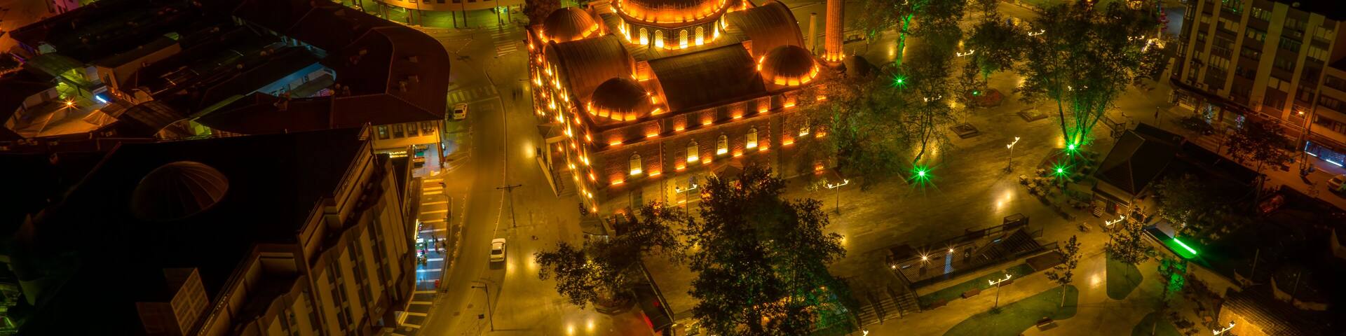 Zagnos Pasa Mosque and square in Balikesir City