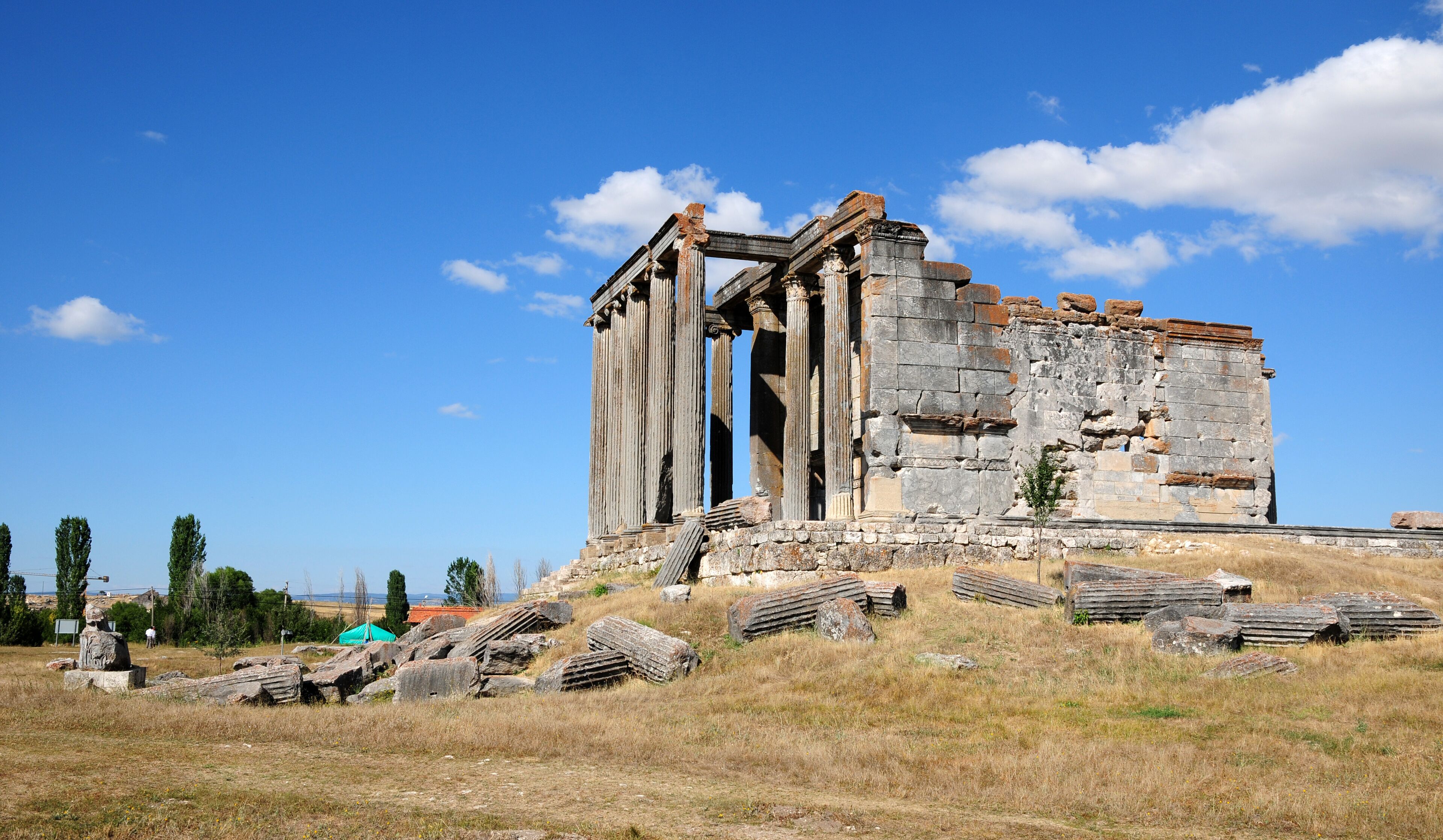 A view from the Aizanoi Ancient City in Cavdarhisar, Kutahya, Turkey.