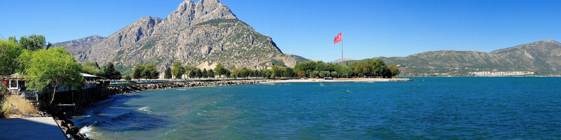 Egirdir and egirdir lake. Isparta,Turkey