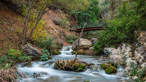 Tomara waterfall located in the province of Gumushane, Turkey