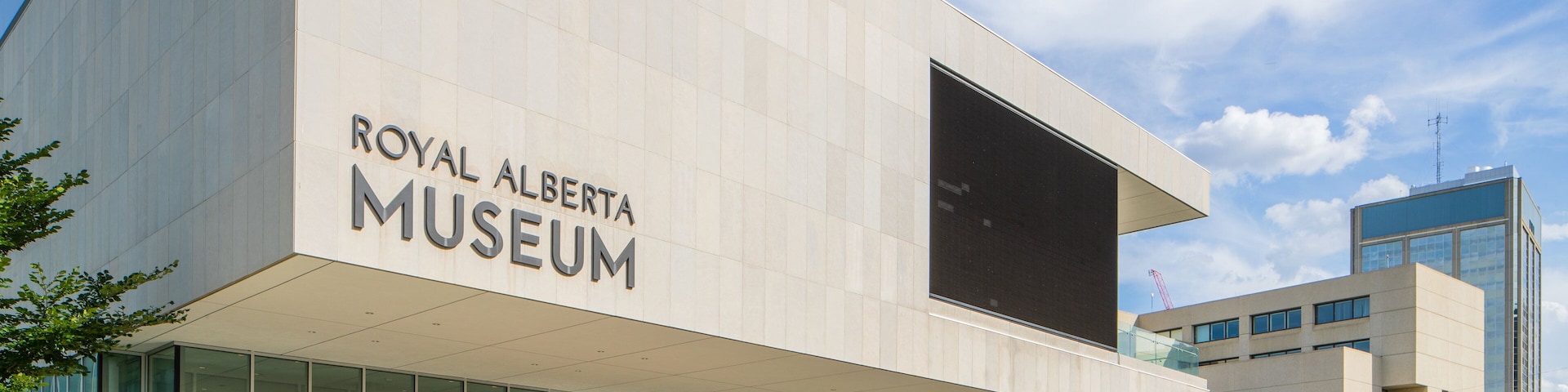 Royal Alberta Museum showing signage