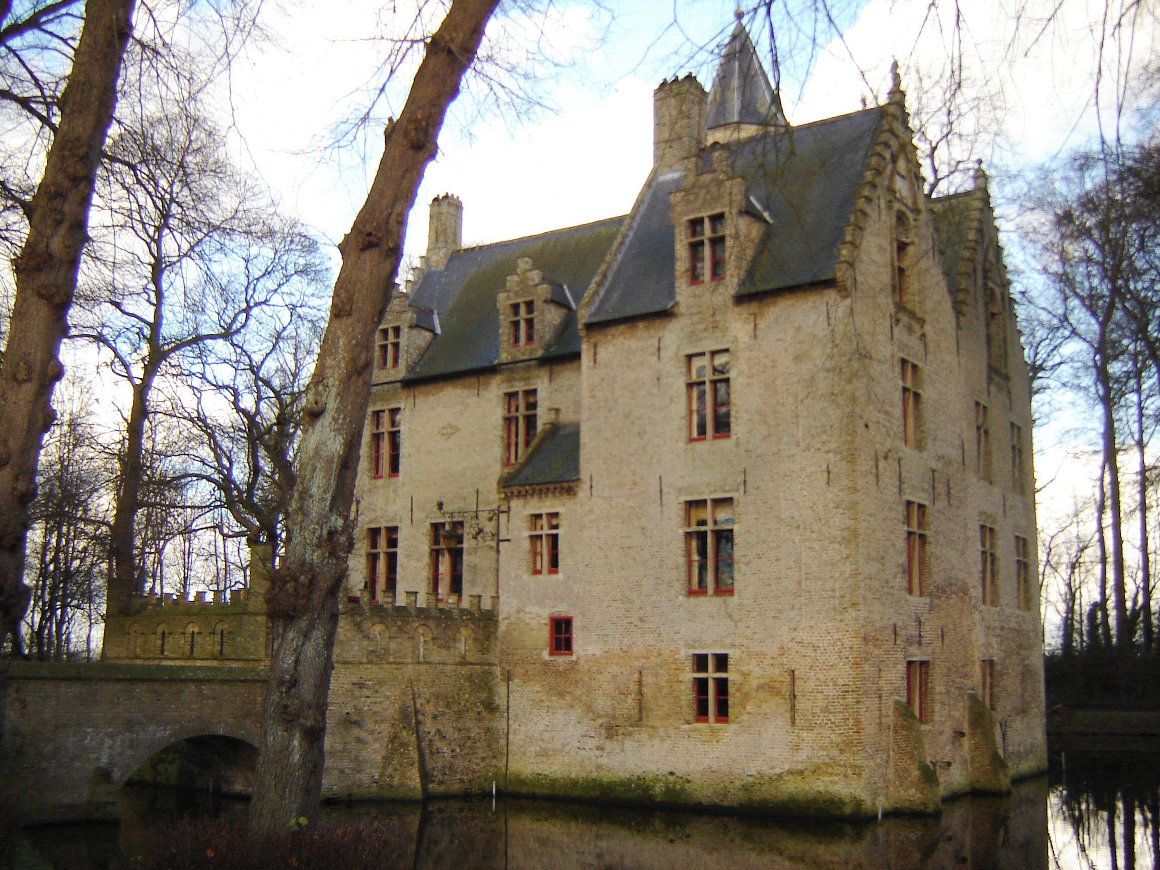 Kasteel van Beauvoorde in Wulveringem/Beauvoorde, Veurne. Castle of Beauvoorde in Wulveringem/Beauvoorde, Veurne, West-Flanders, Belgium