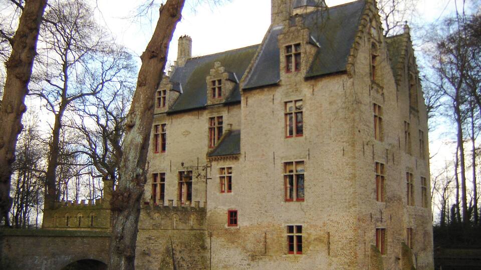 Kasteel van Beauvoorde in Wulveringem/Beauvoorde, Veurne. Castle of Beauvoorde in Wulveringem/Beauvoorde, Veurne, West-Flanders, Belgium