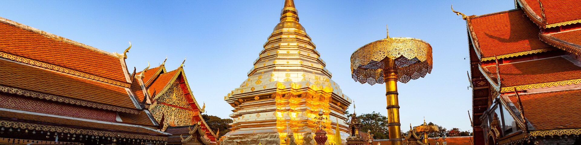 wat Phra That Doi Suthep Buddhist temple in Chiang Mai, Thailand